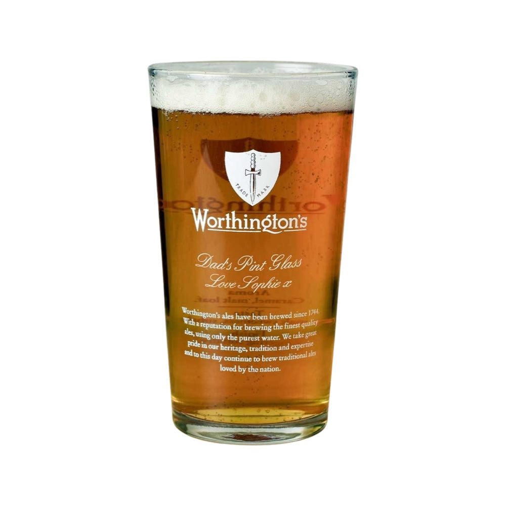 WORTHINGTON PINT GLASS x 24